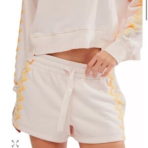 Free People Feeling Wavy Printed shorts
